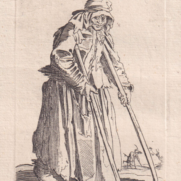 Jacques Callot, Mendicante con due bastoni