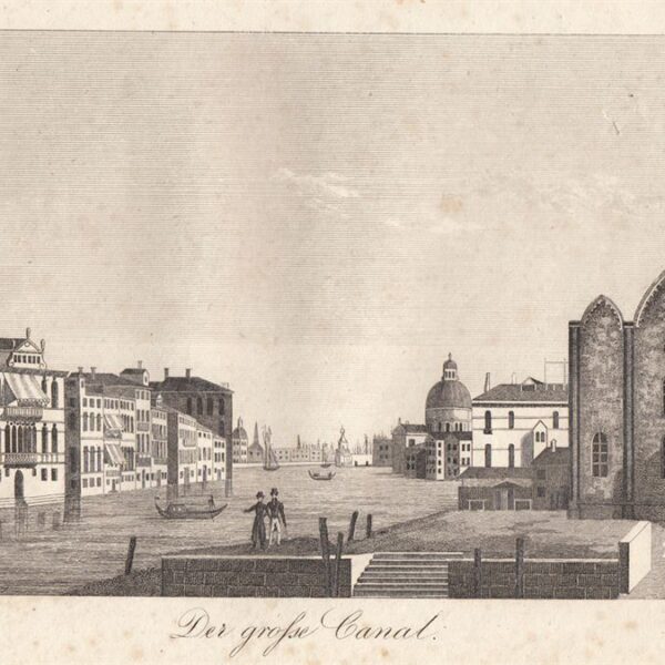 Venezia, Canal Grande, 1834