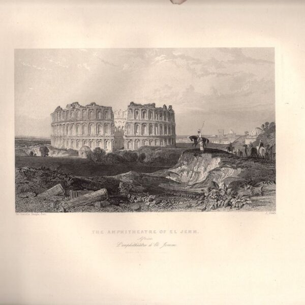 El Jemm, Tunisia, Anfiteatro, 1850