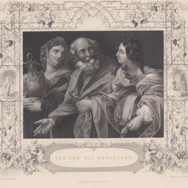 Lot e le sue figlie Acquaforte1830-1850