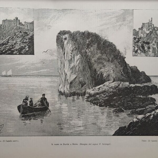 Il sasso di Dante a Duino in esilio, 1884