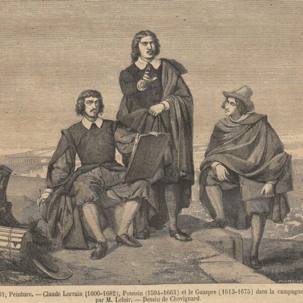Claude Lorrain, Poussin, Guaspre, 1837