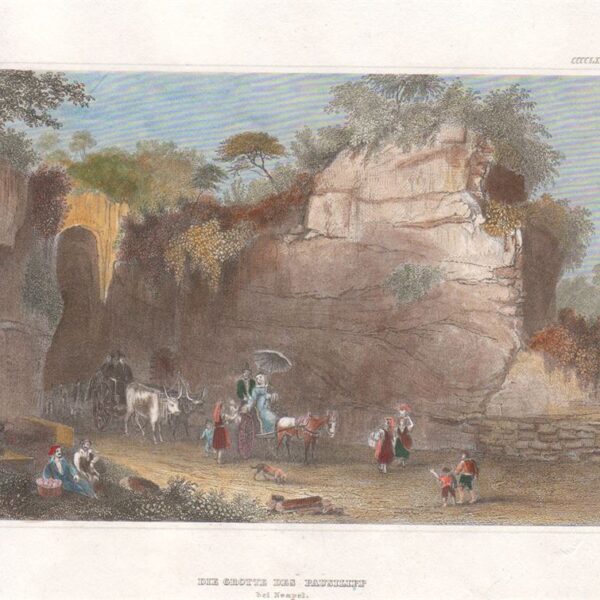 Napoli, Grotta di Posillipo, 1850