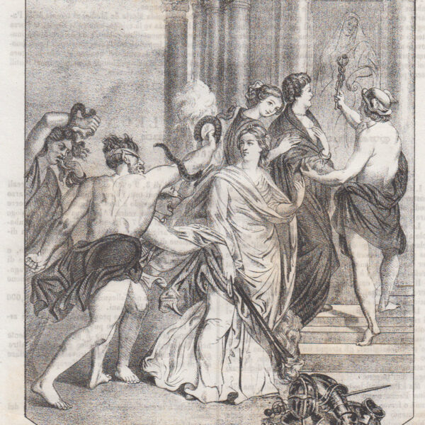 La conclusione della pace-Litografia. 1846