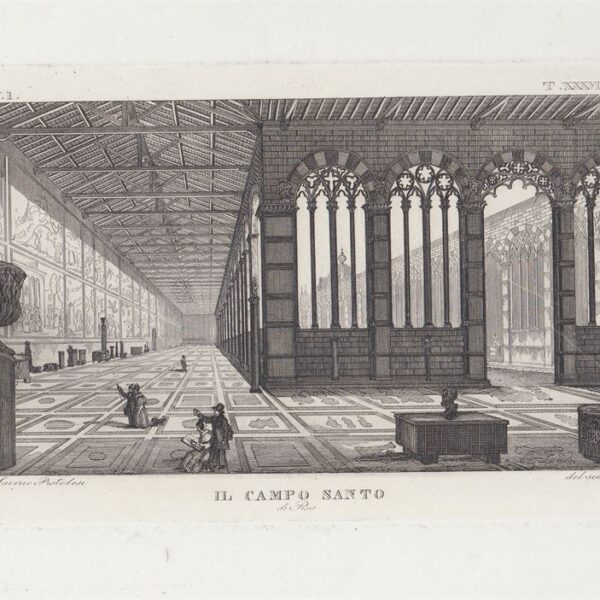Saverio Pistolesi, Il Campo Santo, Pisa, 1850