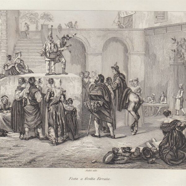 Festa a Grottaferrata, 1834-1837