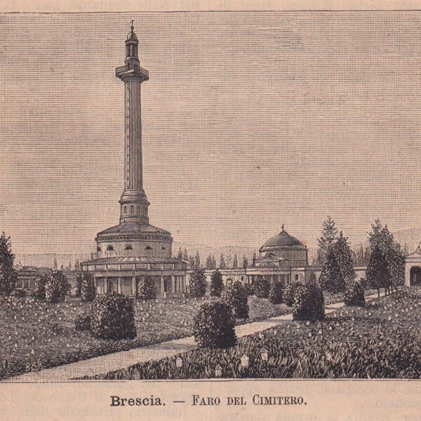 Brescia, Faro del Cimitero, 1890