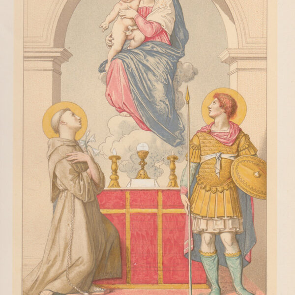 Madonna con Bambino S.Antonio e S. Leopoldo 1877