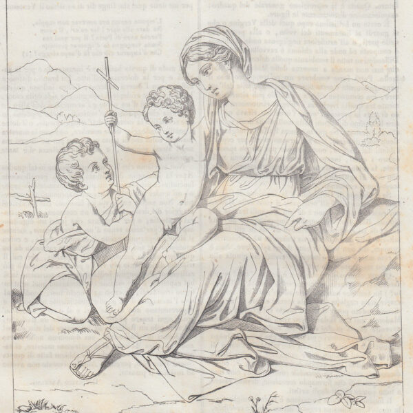 Sacra famiglia, Raffaello, 1842