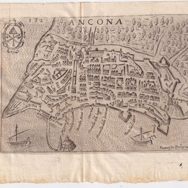 Mappa di Ancona, Scoto, 1659