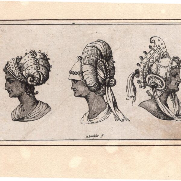 David Deuchar (1743-1808), Tre copricapi orientali