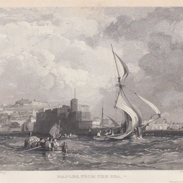 Napoli dal mare, 1832
