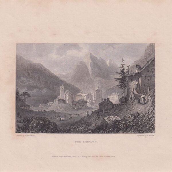 Sempione, The Simplon, 1834