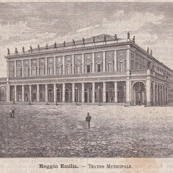 Reggio Emilia, Teatro Municipale, 1890