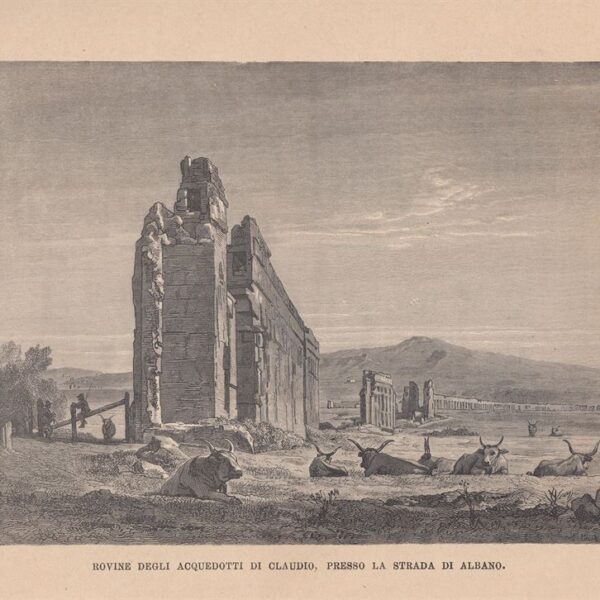 Rovine Acquedotti ad Albano, 1885