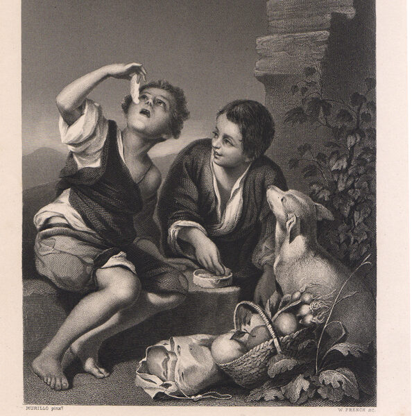 Ragazzi che mangiano meloni, Murillo, 1850
