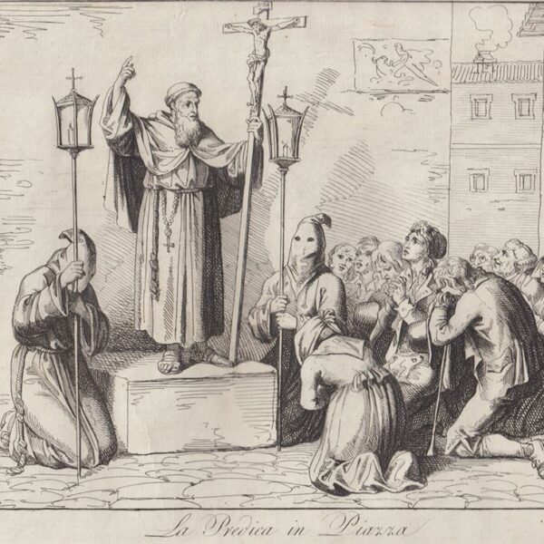 B. Pinelli, La Predica in Piazza, 1815