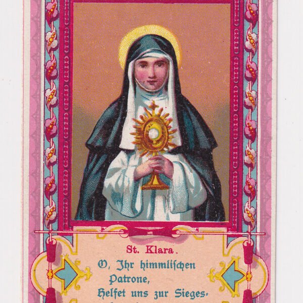 Santa Clara, Santino del XX sec.