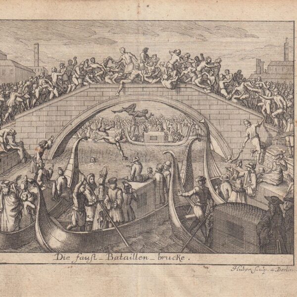 Firenze, Ponte di S.Trinità, 1712