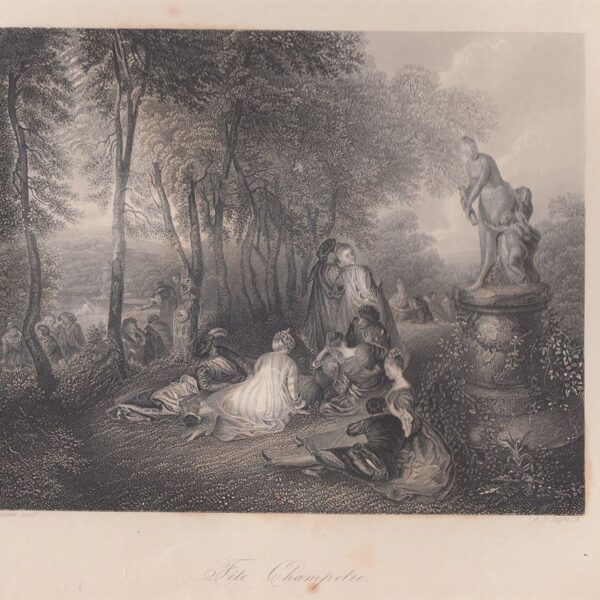 Festa Campestre, Watteau, 1840-50