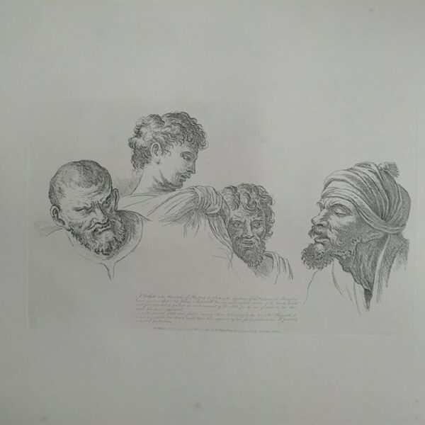 HOGARTH WILLIAM  Heads from the Cartoons, 1822