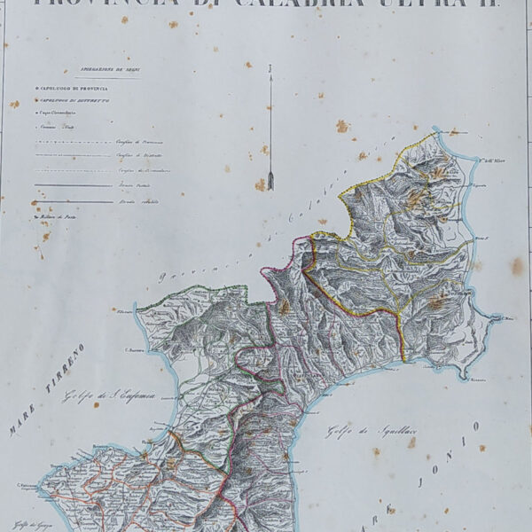 Provincia di Calabria Ultra II, B. Marzolla, 1832