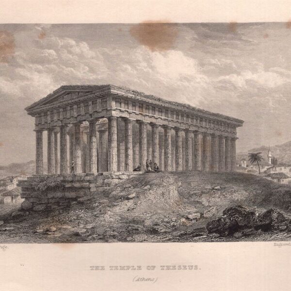 Tempio di Efesto, Atene, Grecia, 1833