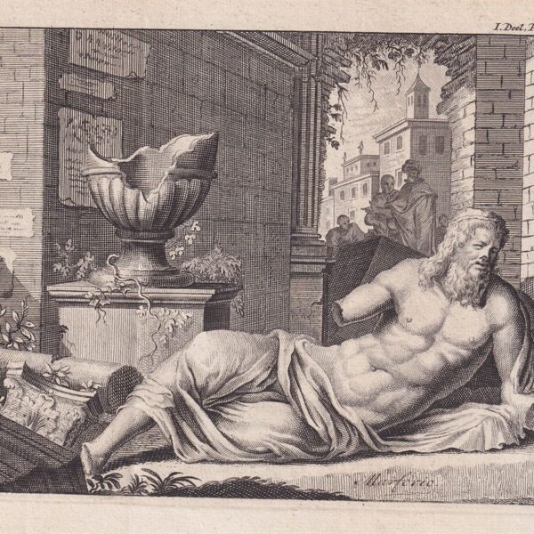 Roma, Statua di Marforio, 1724