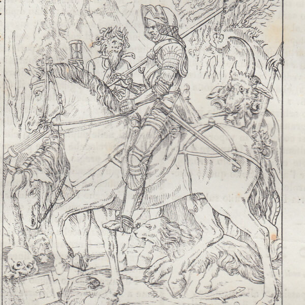 Il cavaliere della morte, Durer, 1842