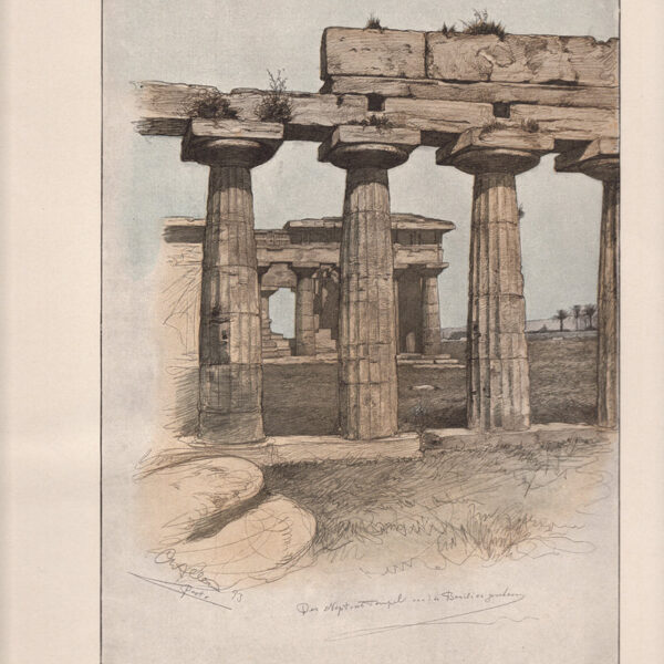 Christian Wilhelm Allers, Paestum, 1890