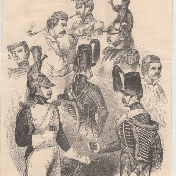 Vari tipi di Soldati di Cavalleria, 1840