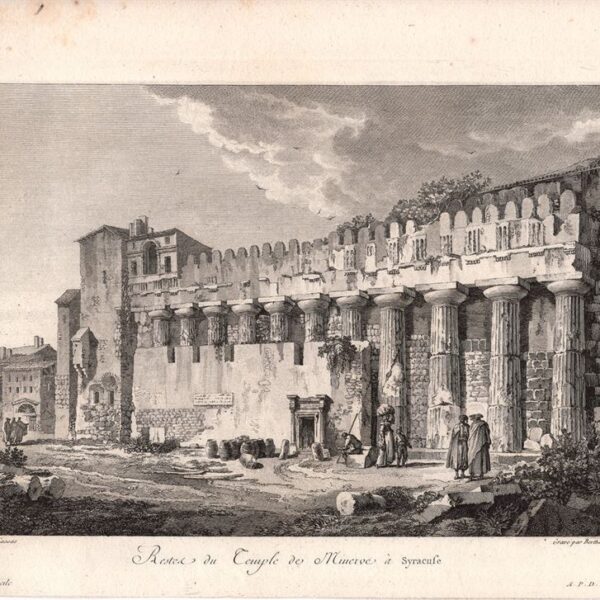Siracusa, tempio di Minerva, Saint-Non, 1781-86