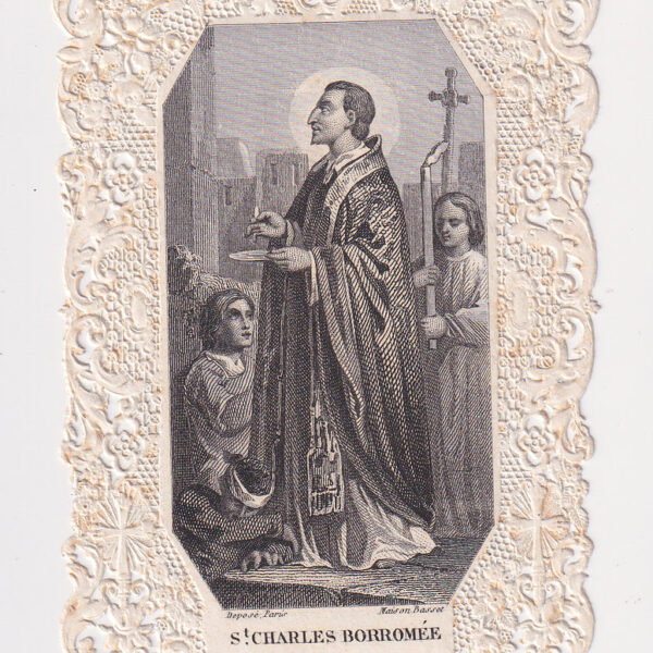 Santino antico, S.Carlo Borromeo, XIX sec.