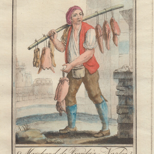 Mercante di carne cotta di Napoli, 1796