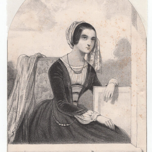 Dama pensierosa, 1850