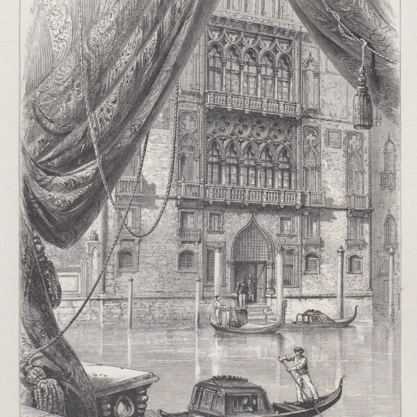 Venezia, Palazzo Cavalli, 1884