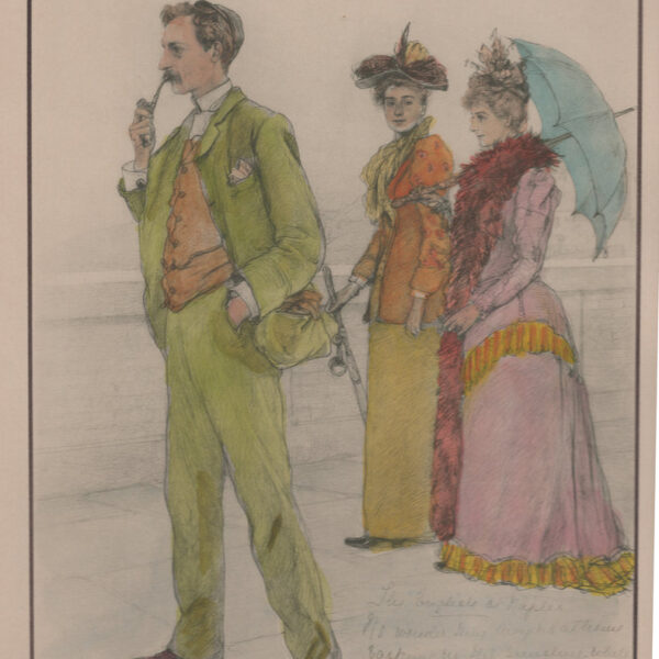 Wilhelm Allers, Passeggiata a Napoli, 1890