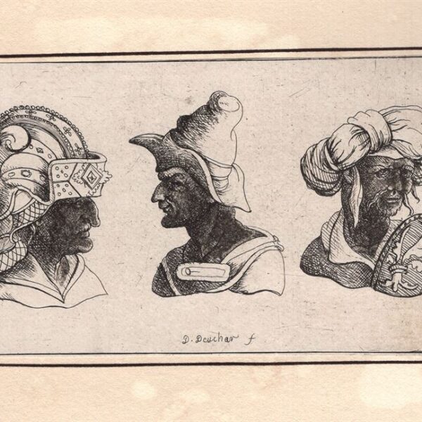 David Deuchar (1743-1808), Tre copricapi