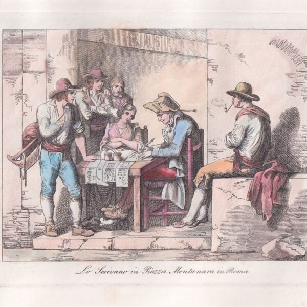 Pinelli, Lo scrivano, 1820