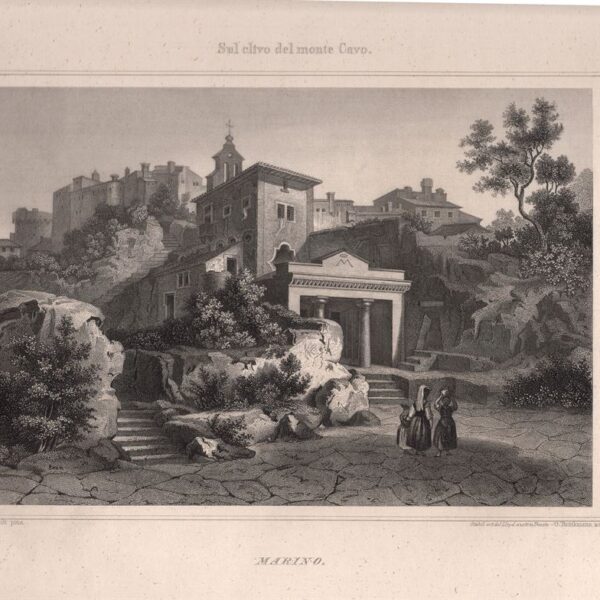 Albano, Monte cavo, Marino, 1860