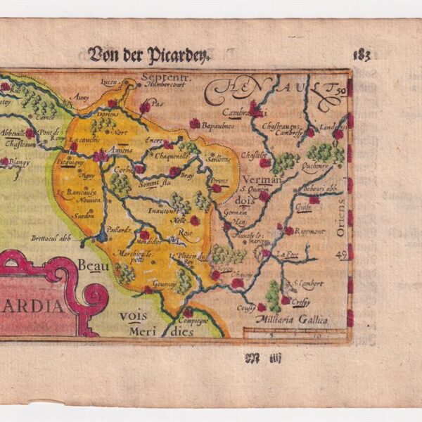 Petrus Bertius, Picardia,1612