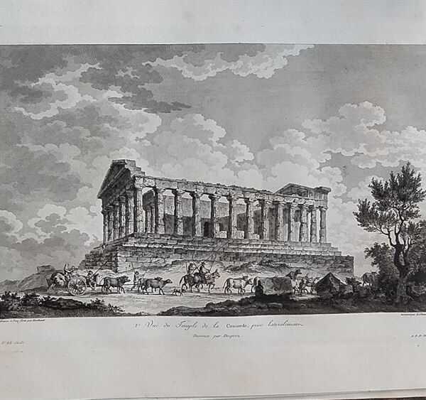 Agrigento, Tempio della Concordia, Saint-Non, 1781-86