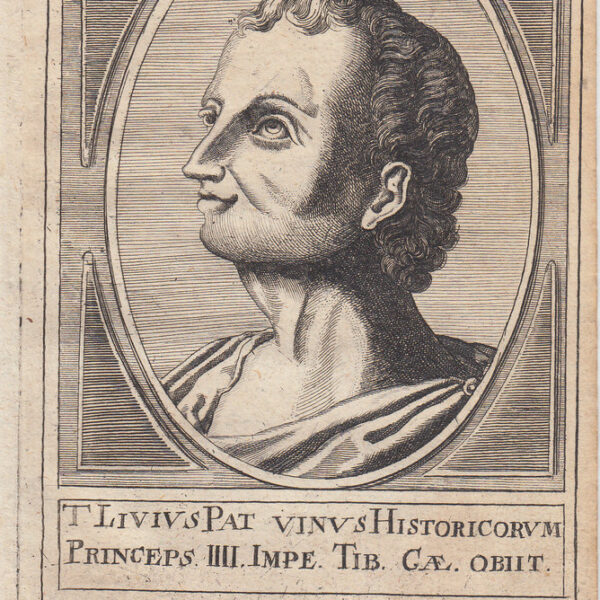 Tito Livio, acquaforte su rame, 1712