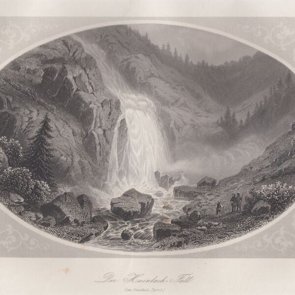 Oetzal, Tirolo, Austria, W.French, 1840-50