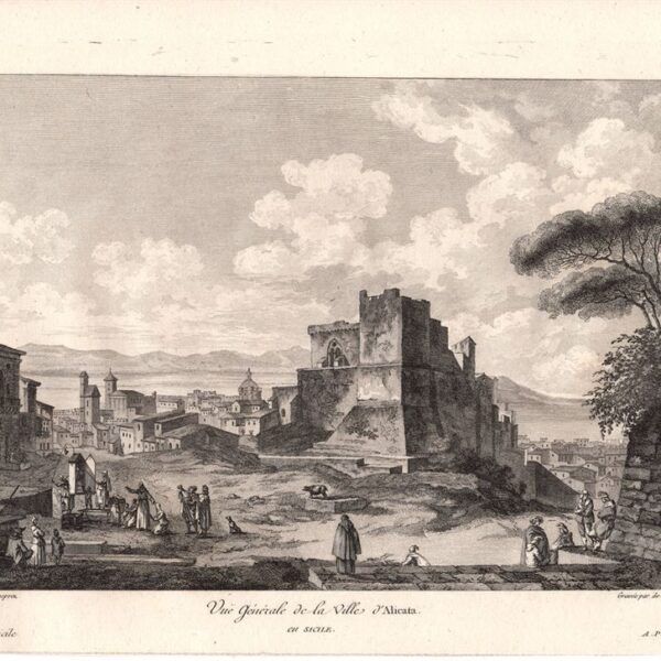 Siracusa, Città di Alicata, Saint-Non, 1781-86