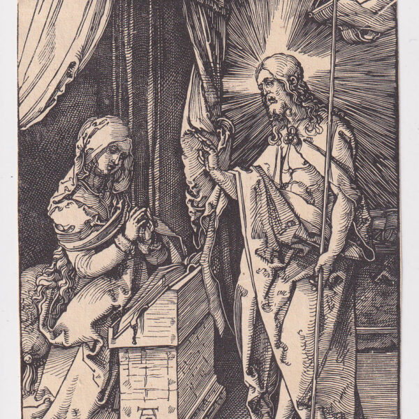 Albrecht Durer, Apparizione di Gesù a sua madre, xilografia