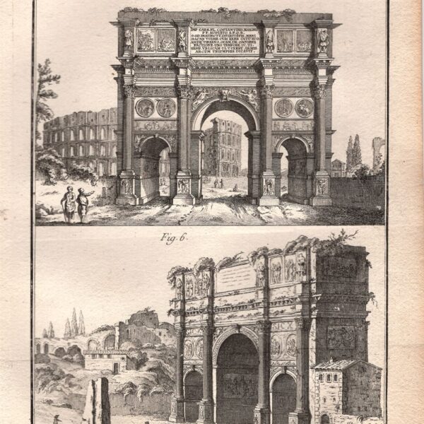Roma, Arco di Costantino, 1771
