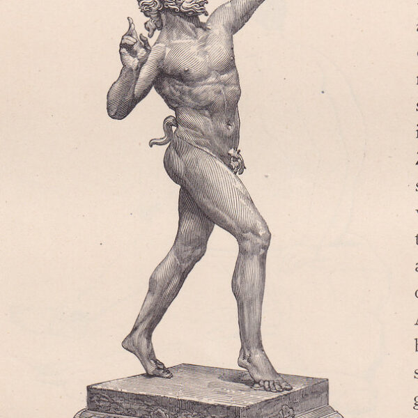 Satiro, Scultura, 1884
