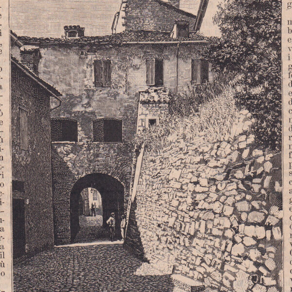 Porretta, Una via, 1890