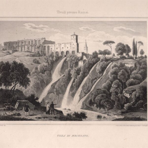 Tivoli, Villa di Mecenate, 1860